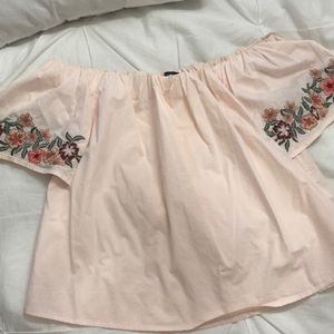 TOPSHOP off shoulder top
